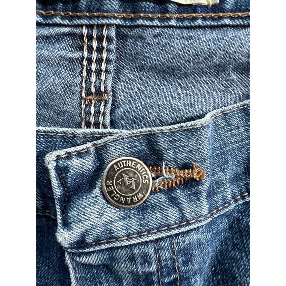 Wrangler Authentics Mens Blue Denim Carpenter Jeans With Utility Pockets 34x32 - Picture 8 of 11